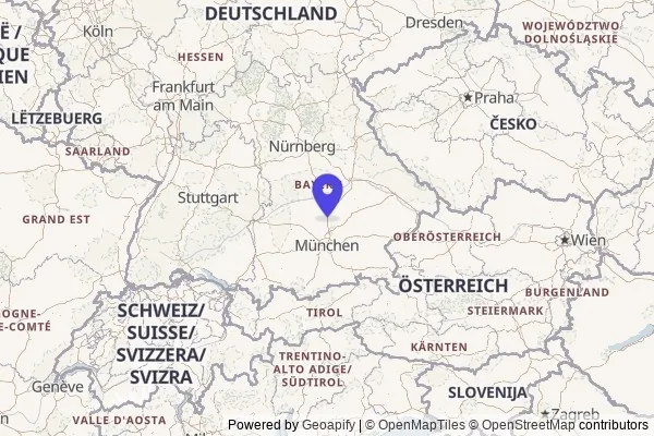Map: Bavaria: Alps, Castles & Munich Culture
