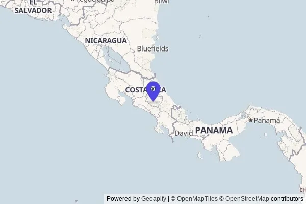 Map: Costa Rica: Rainforest & Volcanoes (Costa Rica)